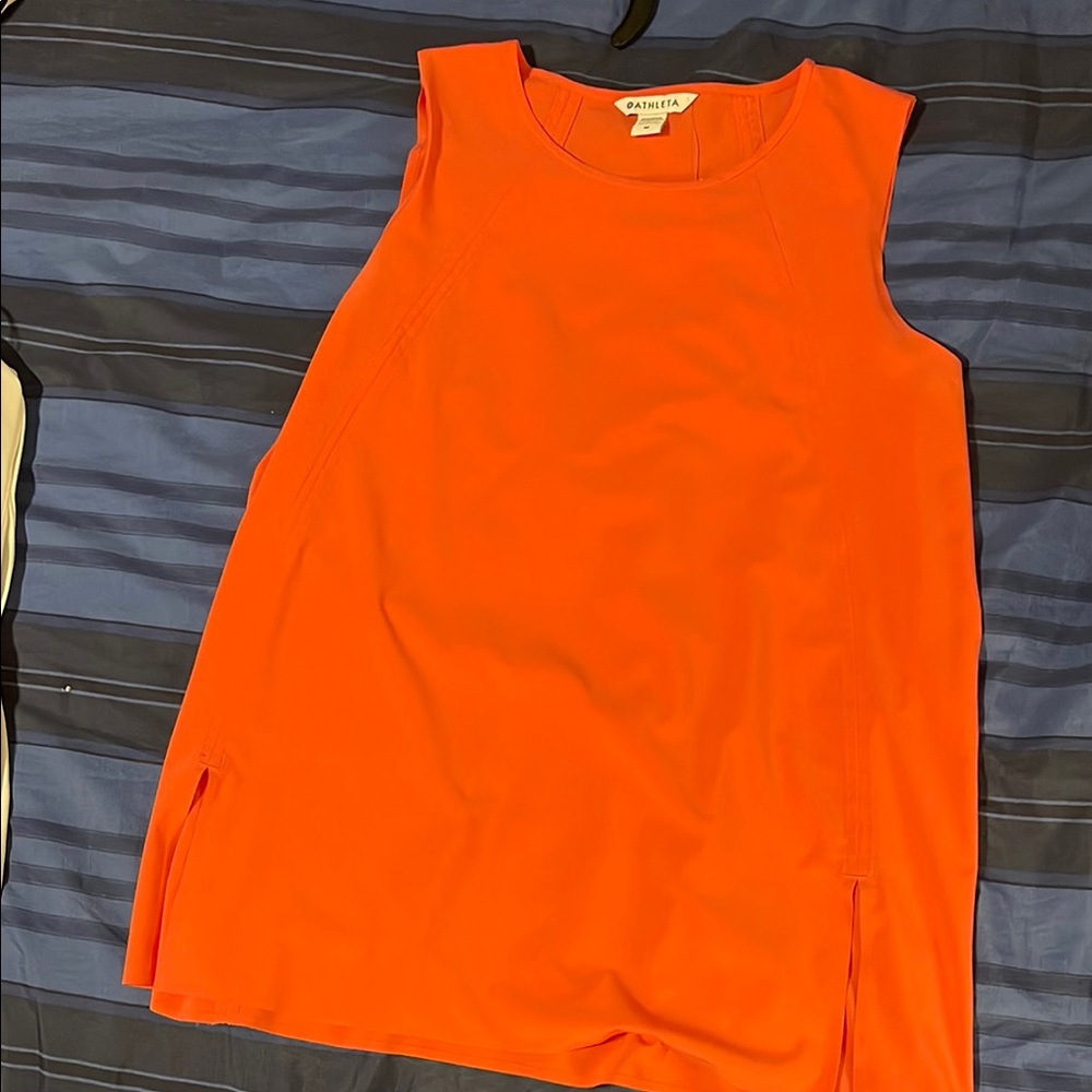 Athleta Vibrant coral  Tank Top